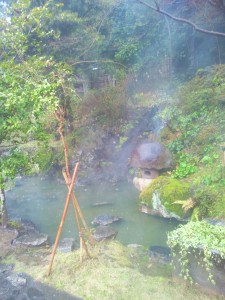 湯田温泉の庭園