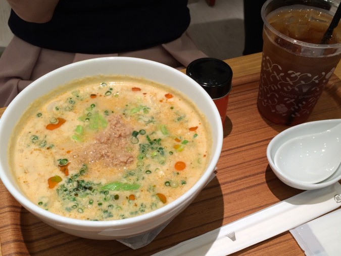 豆乳坦々うどん